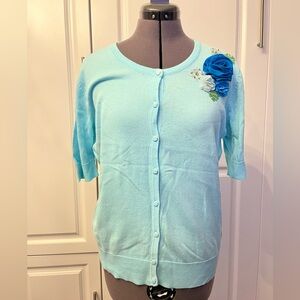 NWT NY&Co Aqua Cardigan